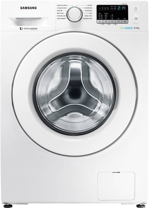 Samsung 8 kg Fully Automatic Front Load Washing Machine White