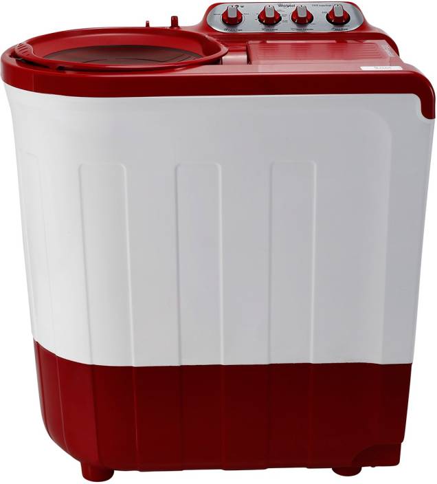 Whirlpool 7.5 kg Semi Automatic Top Load Washing Machine Red