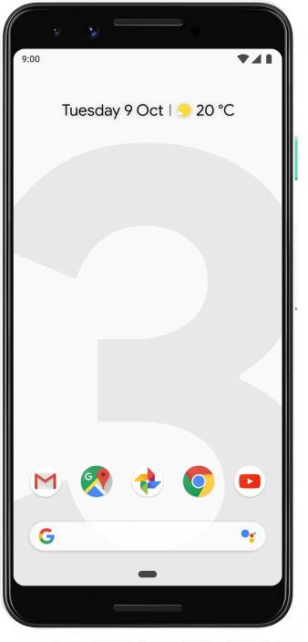 Google Pixel 3 (Clearly White, 128 GB)