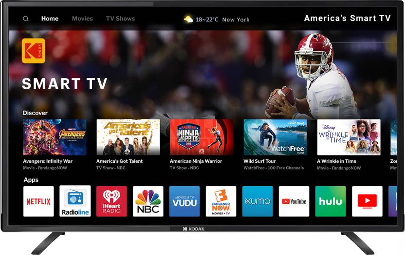 Kodak XSMART 102cm 40 inch Full HD LED Smart TV reviews and best buy price in India
