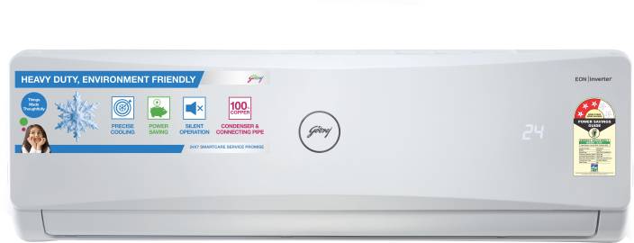 Godrej 1.5 Ton 3 Star Split Inverter AC - White