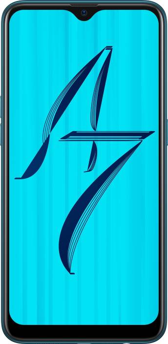 OPPO A7 (Glaze Blue, 64 GB)
