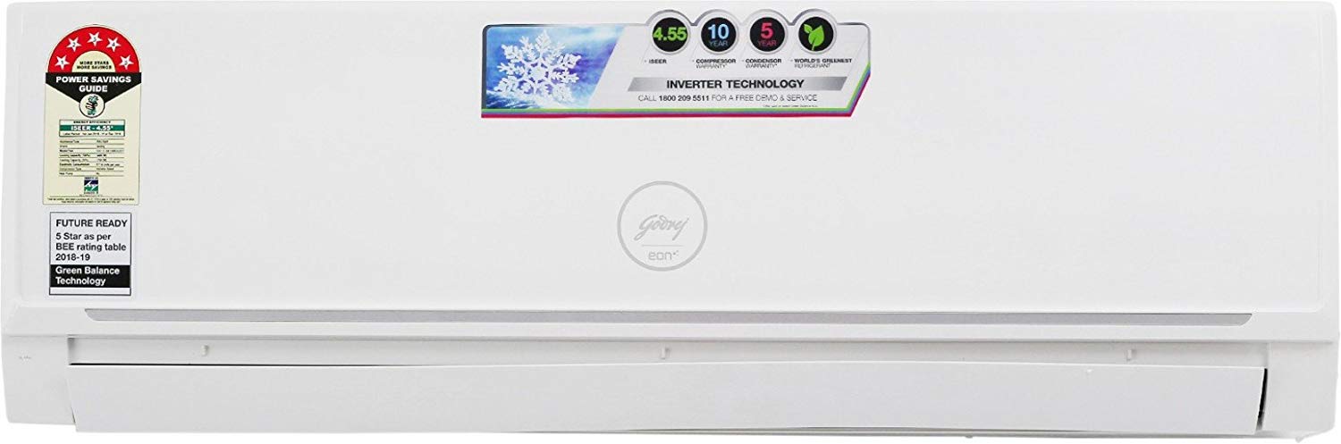 Godrej 1 Ton 5 Star Inverter Split AC reviews and best buy price in India