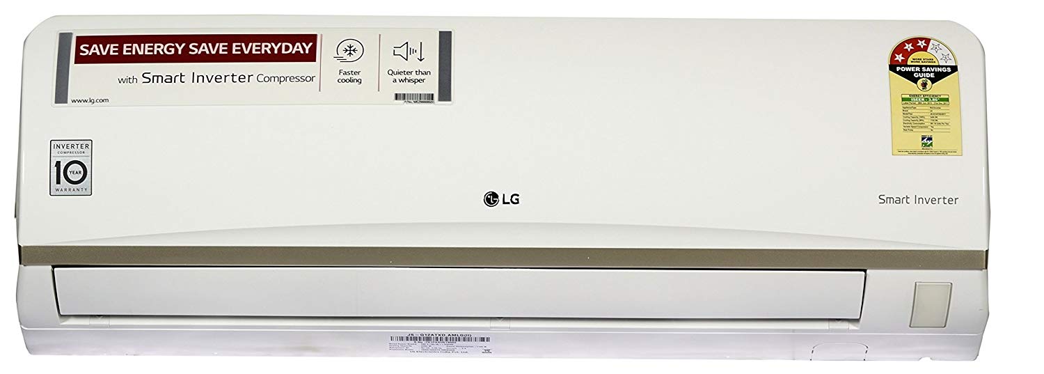 LG 1 Ton 3 Star Inverter Split AC reviews and best buy price in India