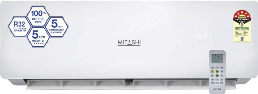 Mitashi 1.0 Ton 5 Star Split Inverter AC reviews and best buy price in India