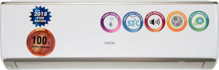 Onida 1.0 Ton 2 Star Split AC - White