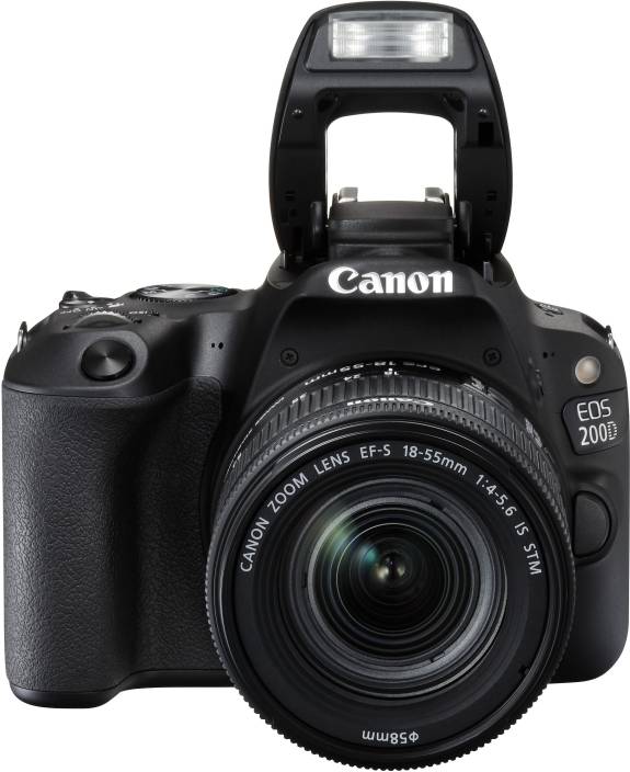 Canon EOS 200D DSLR Camera EF-S18-55 IS STM EF-S 55-250 IS STM