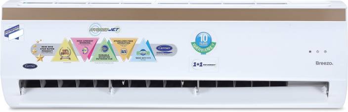 Carrier Hybridjet 1.5 Ton 5 Star Split Inverter AC - White