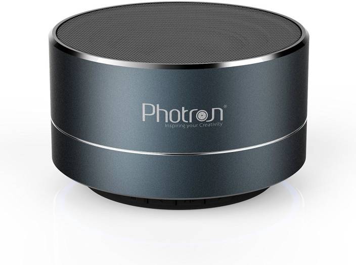 Photron P10 Wireless Super Bass Mini Metal Aluminium Alloy Portable With Mic 3 W Bluetooth Speaker