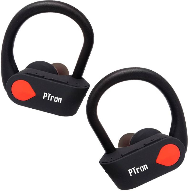 PTron Twins Pro Sports True Wireless Earbuds TWS Bluetooth Headset with Mic