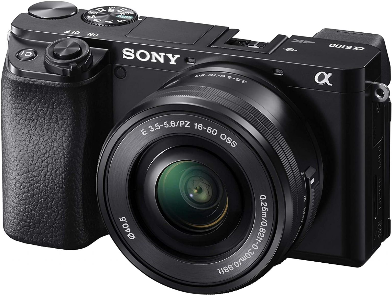 Sony Alpha ILCE 6100L 24.2 MP Mirrorless Camera with 1650 mm Power