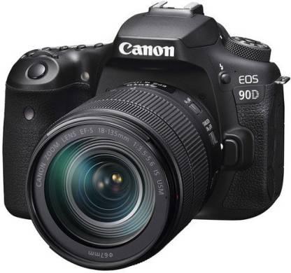 Canon EOS 90D DSLR Camera Body with Single Lens 18 - 135 mm IS USM