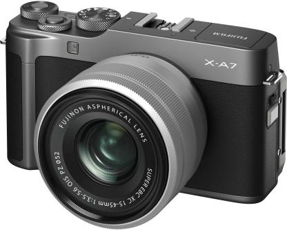 Fujifilm X Series X-A7 Mirrorless Camera Body With 15-45 mm Lens  (Grey)