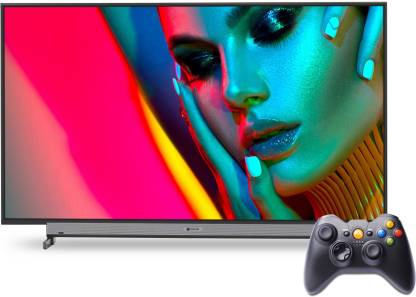 MOTOROLA ZX 127 cm (50 inch) Ultra HD (4K) LED Smart Android TV with Wireless Gamepad  (50SAUHDM)