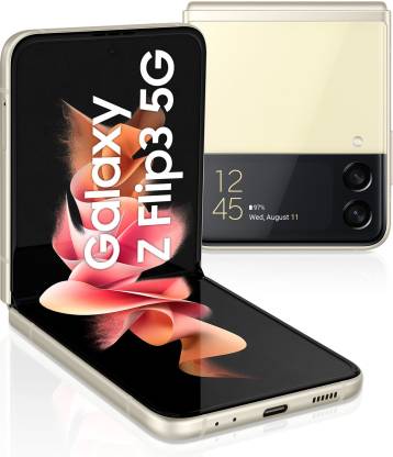 SAMSUNG Galaxy Z Flip3 5G (Cream, 256 GB)  (8 GB RAM)