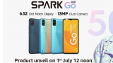 Tecno Spark Go 2021 with Helio A20 Processor Will Launch on July 1